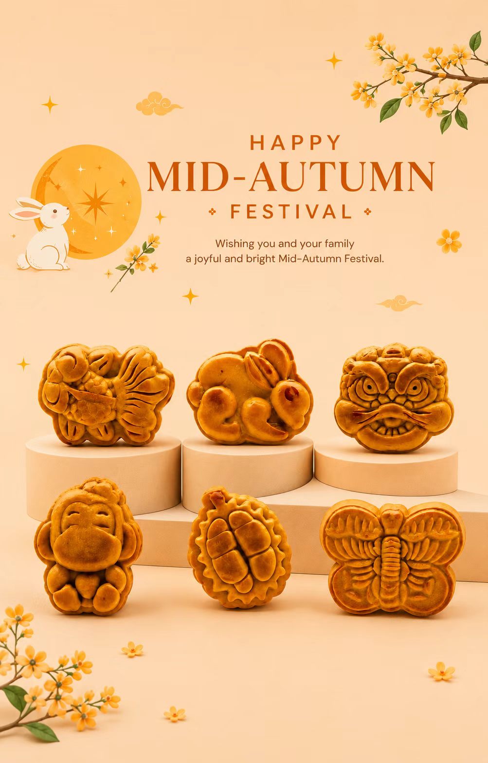 Moonlit Blessings Mini Mooncake Set