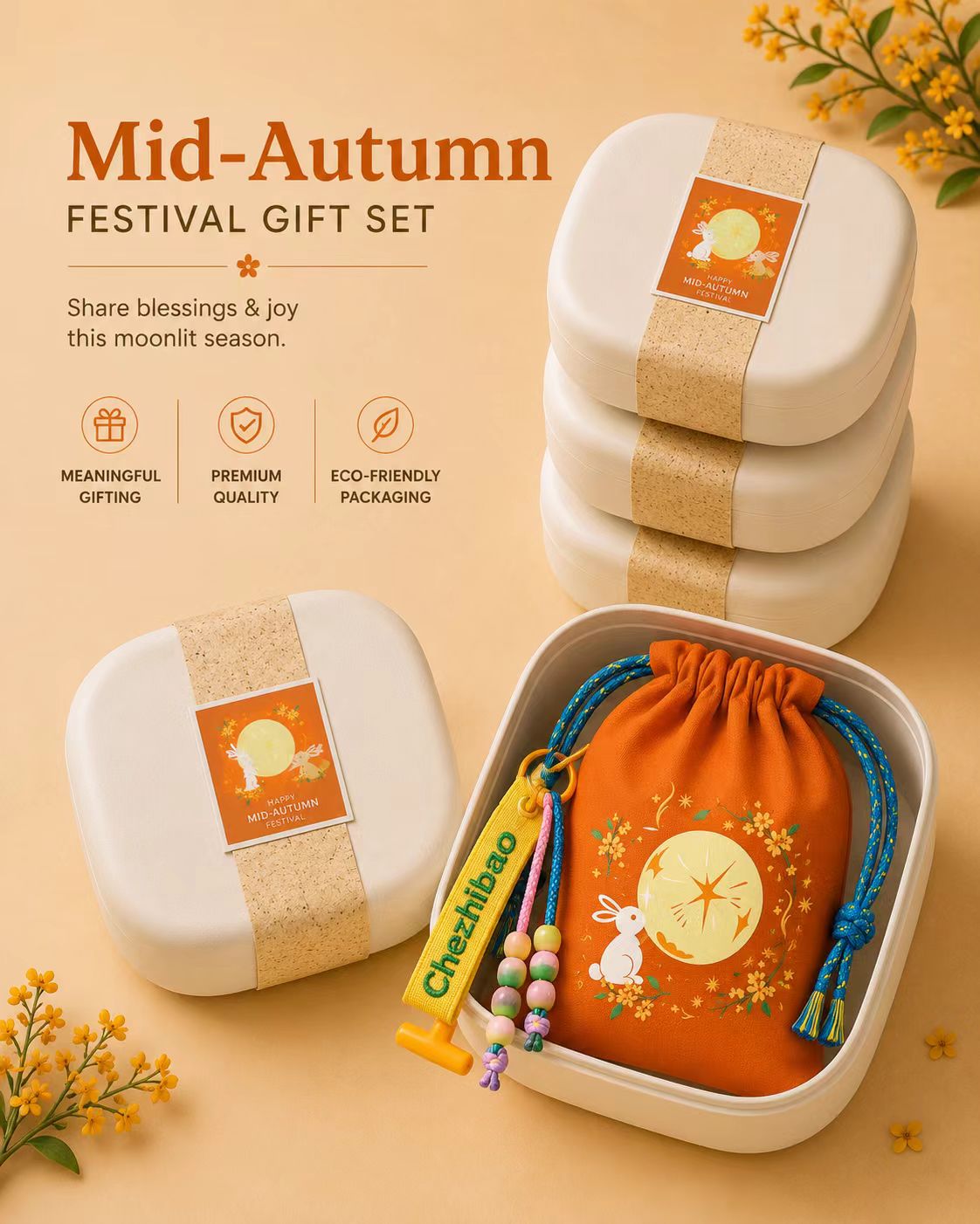 Moonlit Blessings Mini Mooncake Set